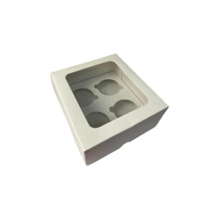 Caixa para 4 cup-cakes