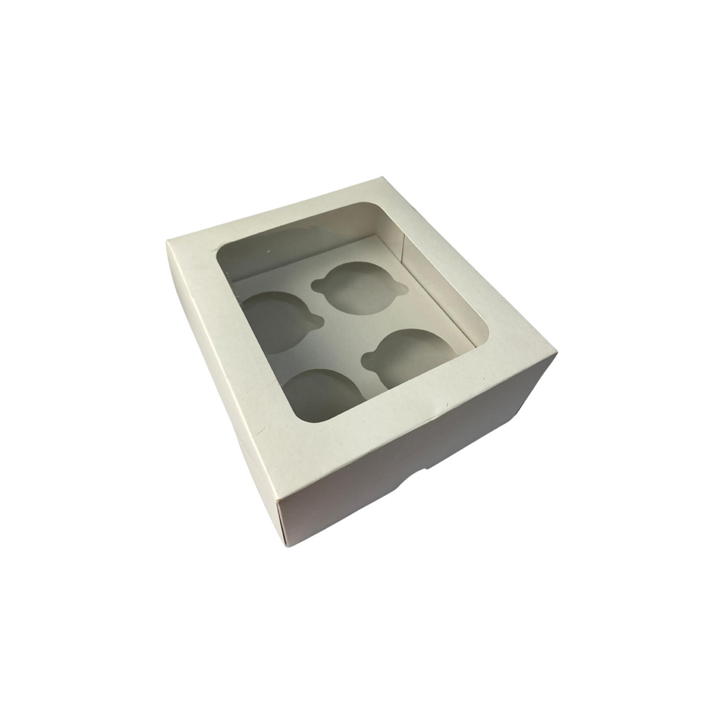 Caixa para 4 cup-cakes